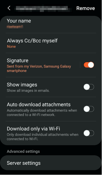 Android Advanced Settings